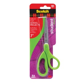 Scotch 7-Inch Student Scissors, Assorted Colors