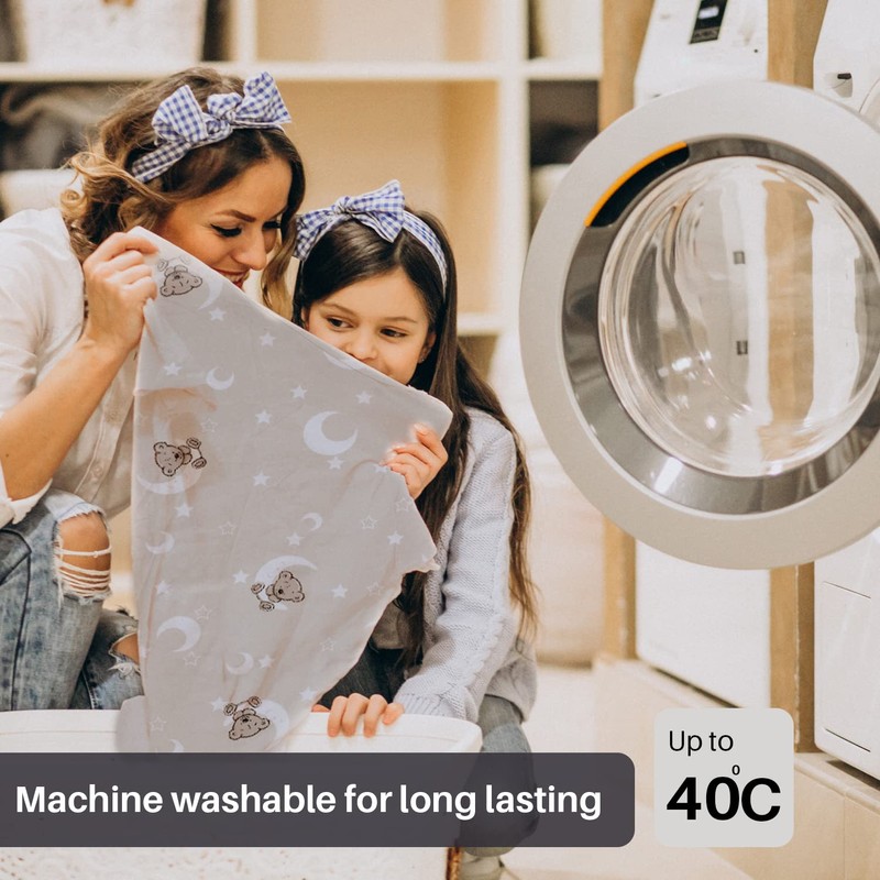 DTEX HOMES 2 x Cot Bed Sheets Super Soft Breathable