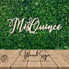 Mis Quince Wood Sign - Size: 30" Wide