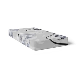 Kushies Baby 100% Breathable Cotton Percale Baby Crib Sheet, Fully Elasticized - Made in Canada 28" x 52" Space Blues