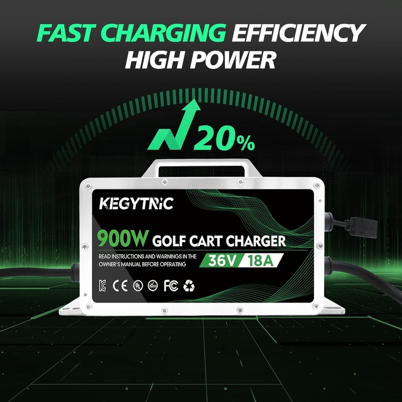 18 AMP 36 Volt Golf Cart Battery Charger for EZGO