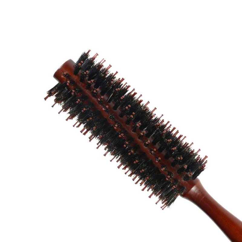 Frcolor Roll Brush Pig Hair Brush Roll Anti-Static Pig Hair