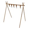 Camping Hanging Rack Portable Foldable Tripod Shelf for Light Tools