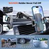SUUSON Upgraded 3-in-1 Car Phone Holder Mount [Powerful Suction] Phone
