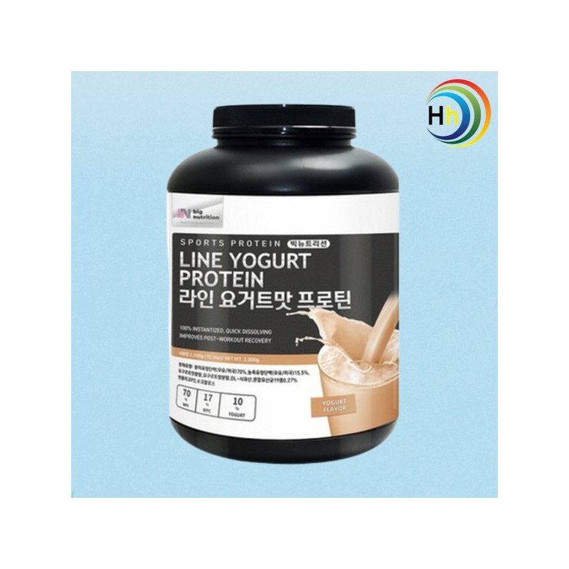 빅뉴트리션 라인 요거트 단백질 헬스보충제 2kg Big Nutrition Line Yogurt