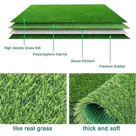 2Pack 12"x12" Chicken Nesting Box Pads, Washable Nesting Pads for Chicken Coop Artificial Grass Nesting Pads Reusable Nest Box Pads for Chickens Laying Eggs Synthetic Pet Turf Mat