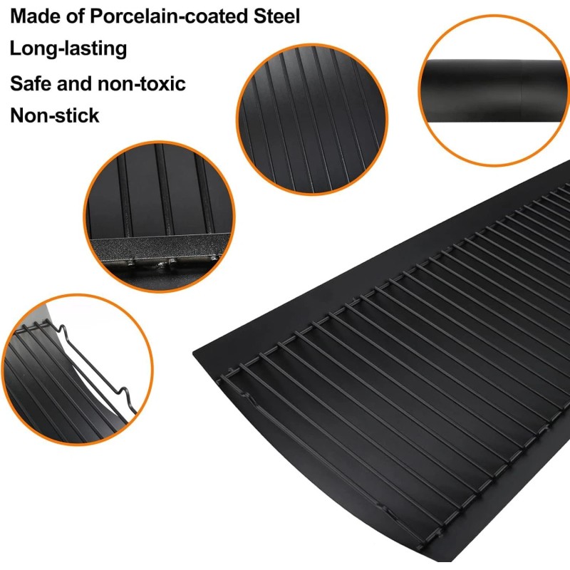 Hisencn 27 Inch Ash Pan Repair Parts For Chargriller 1224,