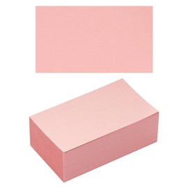 100 Pack Thick Paper Cardstock Blank Heavy Cards Stock for Invitations, Greeting Cards Making, Postcards, Photos, 250GSM Thick Paper (Pink, 2x3.5 inches)