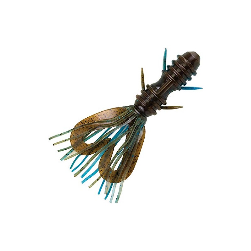 Berkley Unisex Adult PowerBait Zestail Fishing Lure 4" Okochobee Craw