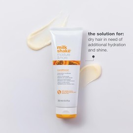 milk_shake | Moisture & More Conditioner 250 ml, Moisturising Conditioning Cream for Dry Hair, Made in Italy