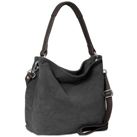 CASPAR TL580 Quality Suede Shoulder Grab Handbag