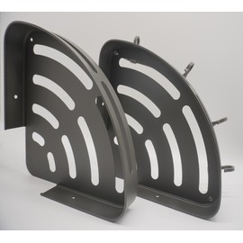 DJRDym Corner Caddy Bathroom Shower Shelf Wall Mounted No Drilling 2 Tier Storage Shelves Adhesive Triangle Baskets Silver Bathroom Kitchen Storage Basket (2-Pack, Gray)