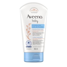 Aveeno Baby Eczema Care Moisturizing Cream - Body Lotion for irritated skin due to eczema Colloidal Oatmeal + Ceramide - 166 mL
