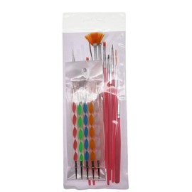 Juego de pinceles de pintura de uñas para pintura de uñas acrílica, brocha para polvo de uñas, selector de diamantes de imitación para cristales Sutds Gems, herramienta de decoración de uñas