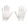 Basic Standard 100% Pure Cotton Gloves, 24 Pairs, White, LL