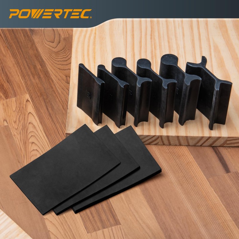 POWERTEC 71441 Flexible Contour Sanding Grips Set w/ 3 Flexible