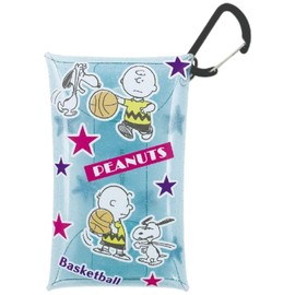 Marimo Craft Snoopy Clear Series SPPS-122 Clear Multi Case S, Basketball, Approx. 2.4 x 4.3 x 0.8 inches (60 x 110 x 20 mm)