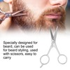 Bluezoo Beard Mustache Scissors Combs Professional Men Hair Grooming Kit