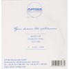 OPTIMA No. 3121 Mandolin Strings Clear White 1E (Pack of