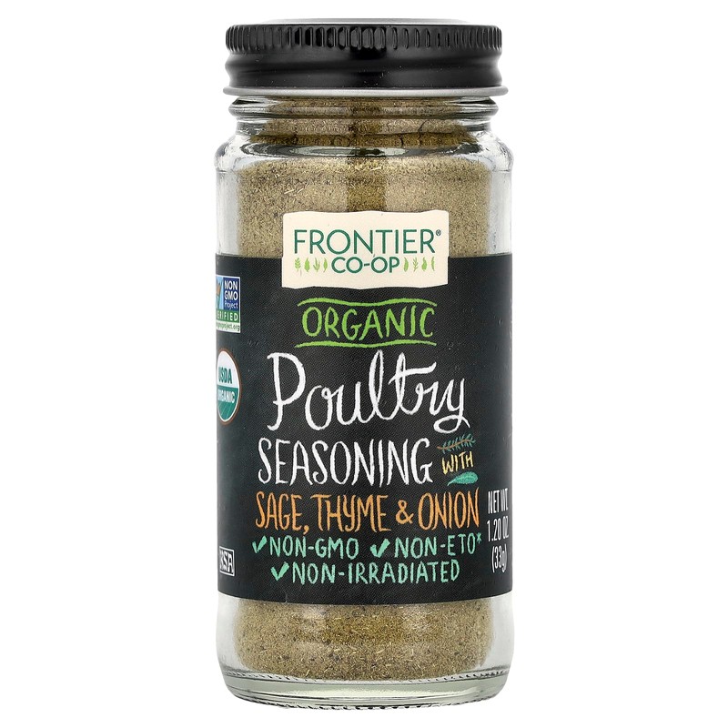 FRONTIER Organic Poultry Seasoning, 1.2 OZ