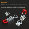 Powlankou 4 Pieces Adjustable Toggle Clamps, Heavy Duty Toggle Latch