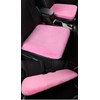 SPANICE 3 pcs/Set Car Seat Covers Fluffy Wool Car Interior