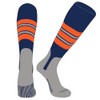 PEAR SOX OTC Baseball Softball Stirrup Socks (E, 7in) Navy,