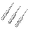9pcs Hex Screwdriver Bit Set Rustproof S2 Steel Magnetic Ball