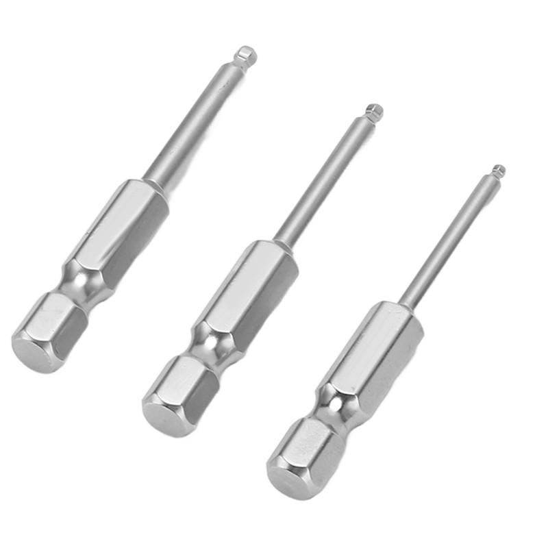 9pcs Hex Screwdriver Bit Set Rustproof S2 Steel Magnetic Ball