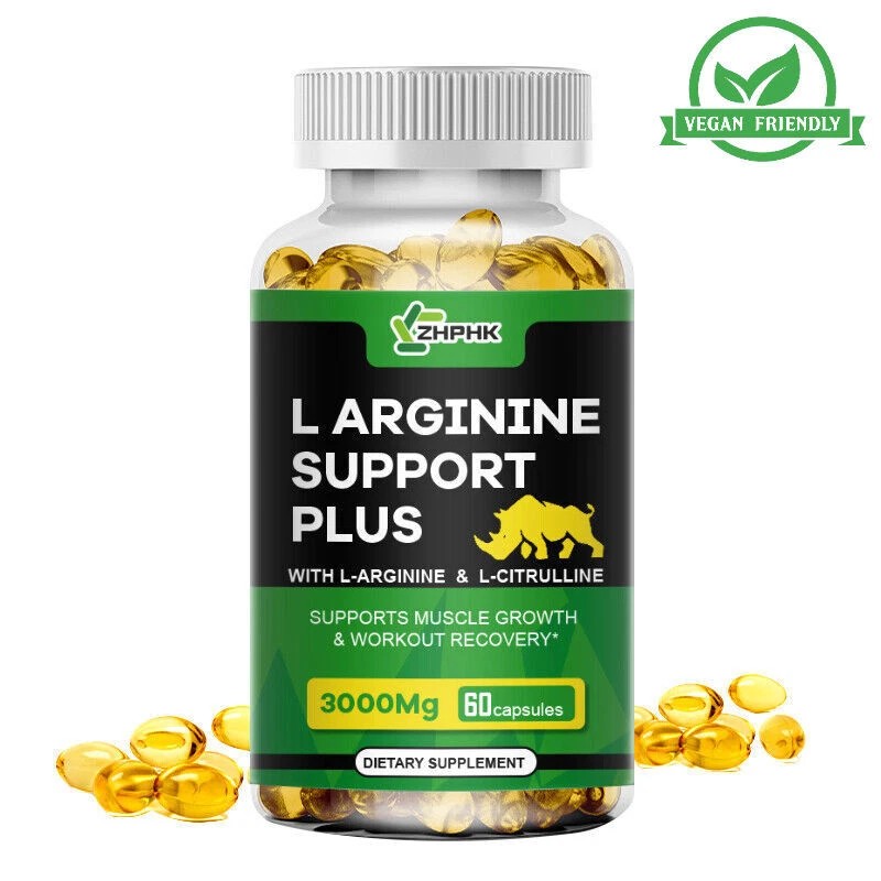 ZHPHK Extra Strength Nitric Oxide Booster Supplement L-Arginin 3000mg Endurance/Ener