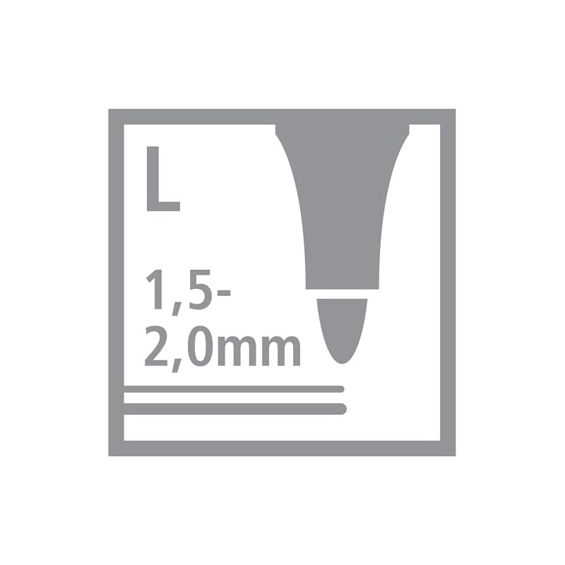 STABILO STABILO - Gefederter Dreikant-Filzstift - Trio Scribbi - 14er