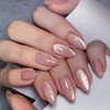 THCEVRLA Nail Tips - Pink Almond Book Handmade Nail Tips