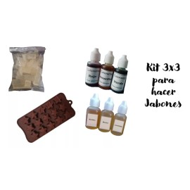 Mundoaromas Kit Para Hacerjabones Glicerina+3color+3aromas+1moldes