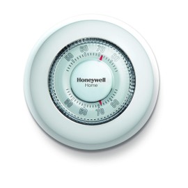 Honeywell Home CT87K1004 The Round Heat Only Manual Thermostat,Large,White,Large