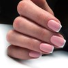 Press on Nails Short - 48 Pcs French Tip Nails