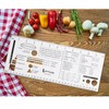 UPTTHOW Culinary Ruler Acrylic Cutting Reference Template Cooking Measurement for