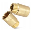 ABAZO Brass system T-piece, reduction, connector, nipple, plug, plug, sleeve,