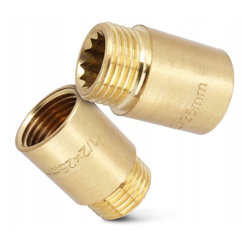 ABAZO Brass system T-piece, reduction, connector, nipple, plug, plug, sleeve,