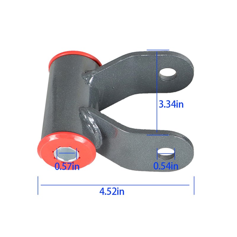 SEBLAFF 2 Inch Rear Drop Kit Lowering Steel Shackles Replacement