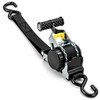 Retractable Ratchet Tie-Down Straps for Motorcycle and Cargo Securing –