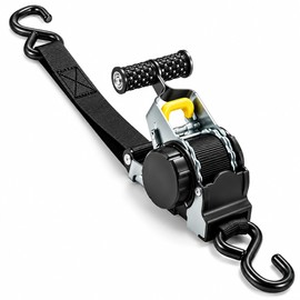 Retractable Ratchet Tie-Down Straps for Motorcycle and Cargo Securing – Auto-Rewind Design for Trailers and Trucks