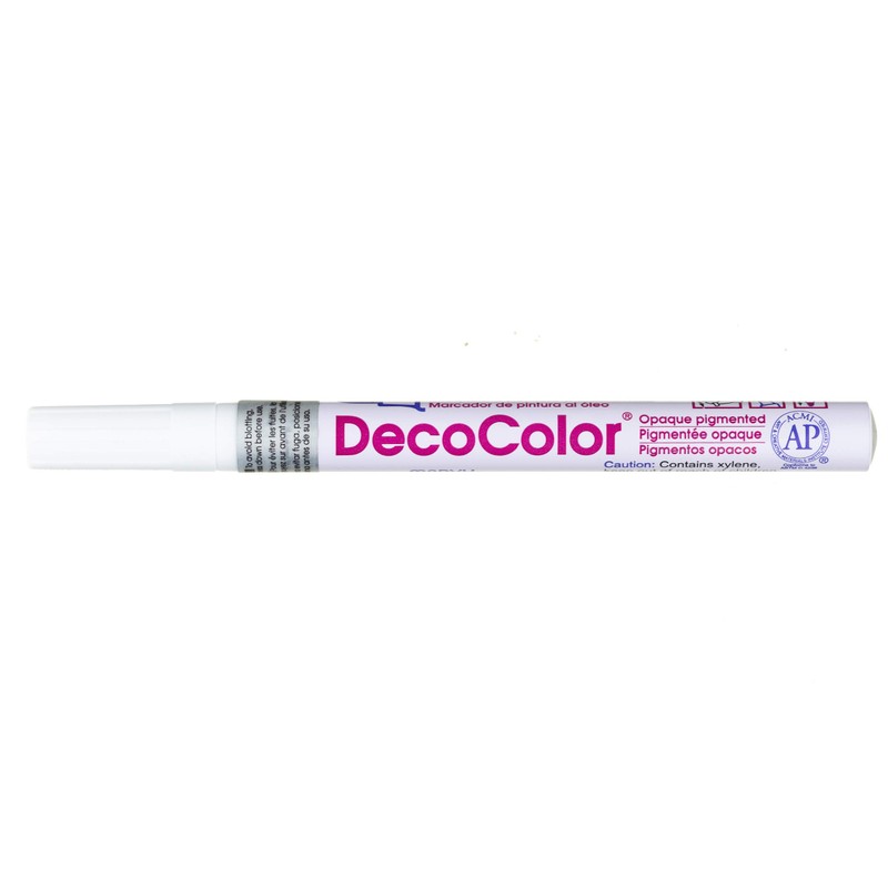 Uchida 200-C-0 Marvy Deco Color Fine Point Paint Marker, White