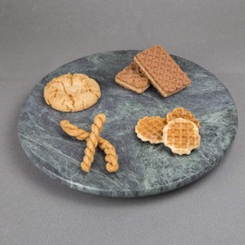 Creative Home tural Marble 12 Inches Lazy Susan, 12" Diameter, Green