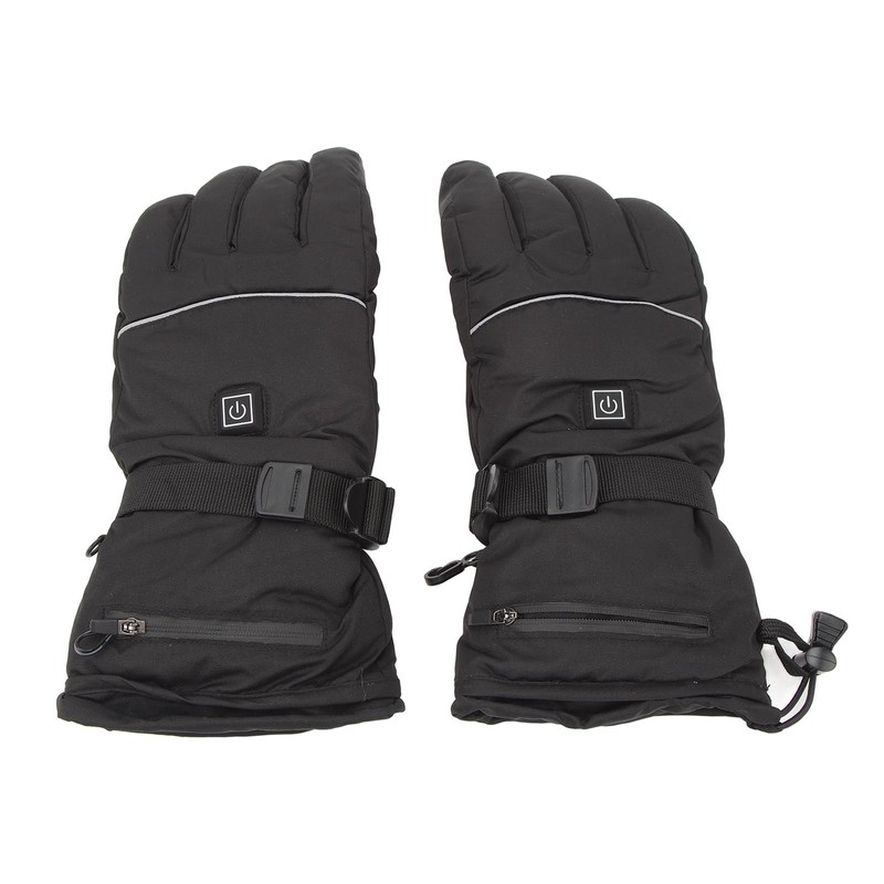 One Pair Heated Gloves 3 Level Temperature Touchscreen Anti Slip