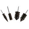 4pcs Leather Burnisher Bits for Rotary Tool, 4 Styles Leather
