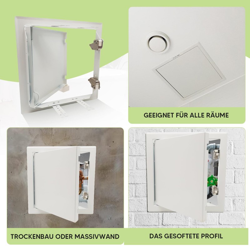 Inspection Flap 20 x 20 cm with Snap Lock Premium