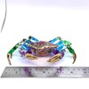 Sansukjai Big Crab Figurines Animals Hand Painted Blown Glass Art