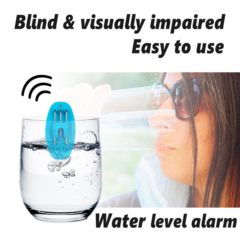 Liquid Level Indicator with Loud Audible Alarm to Signal Cup
