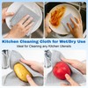 12 Pcs Cleaning Cloths for Wet & Dry, 20 x