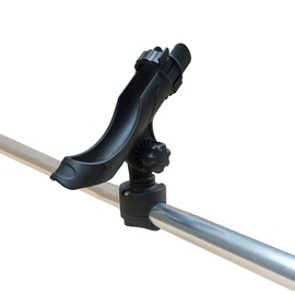 Brocraft Boat Clamp On Rod Holder/Boat Rail Rod Holder/Boat Rail Mount Rod Holder/Rod Holder for Round Rail
